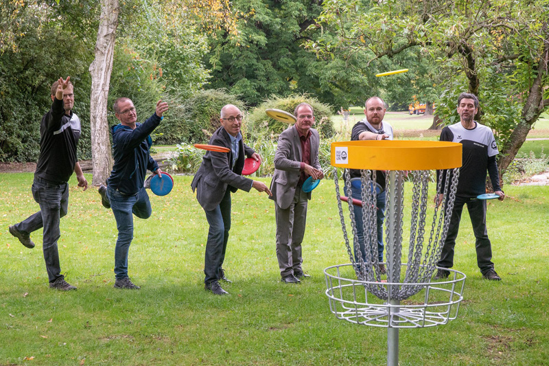 Bewegung in Bochum: „Beim Disc-Golf ist der Spaßfaktor groß“, sagt Achim Paas.
