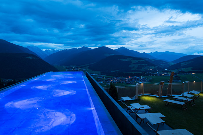 Credits: Alpin Panorama Hotel Hubertus, Bozen, Italy; Photo: Alex Filz