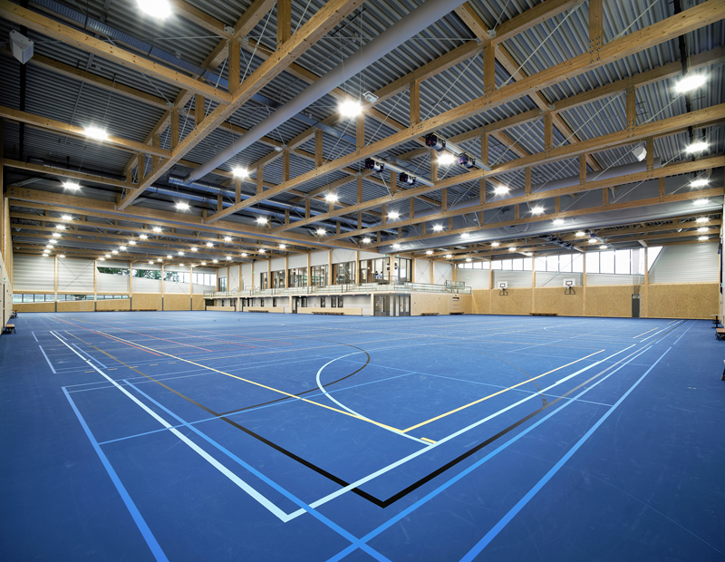 Die neuen WRZH-Hallen bieten Platz für Sportvereine, Sportorganisationen und Bildungseinrichtungen.