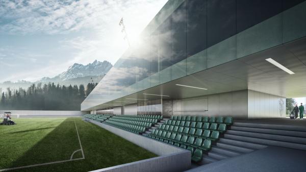 Der Sportkomplex im schweizer Kriens benötigt zur Fertigstellung weitere Zusatzkredite.
