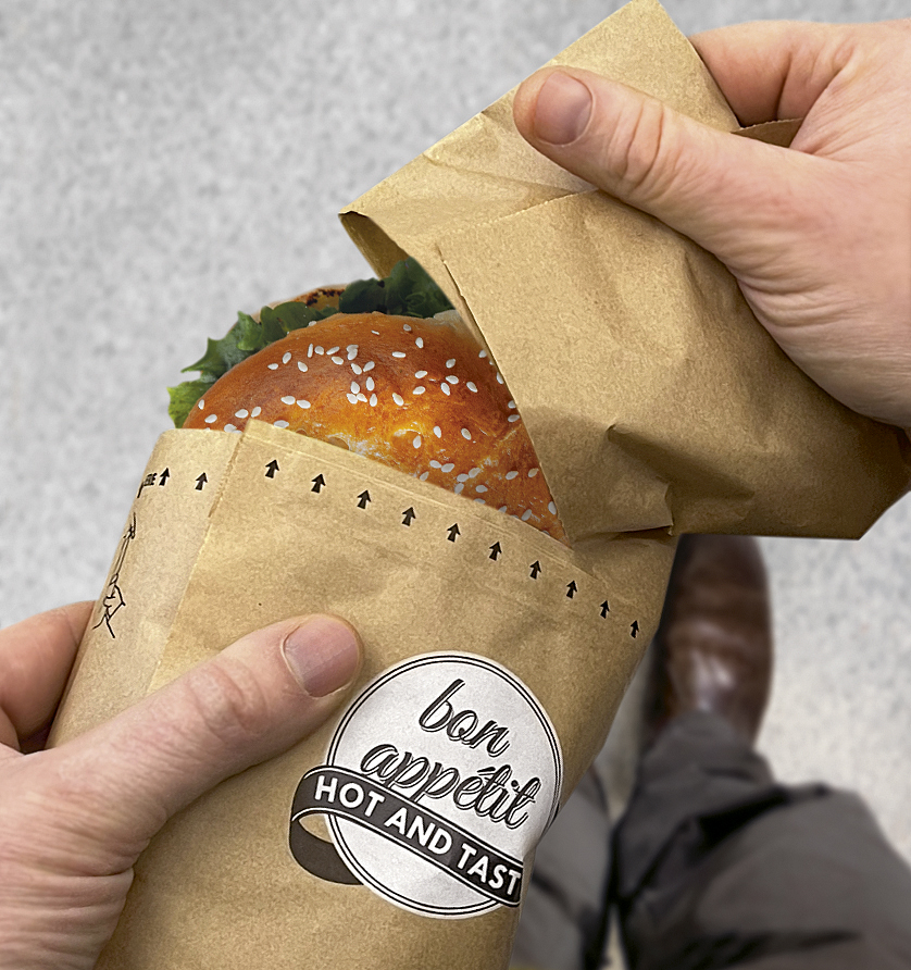 Snack Bag: Einfaches Öffnen durch Aufreißperforation.