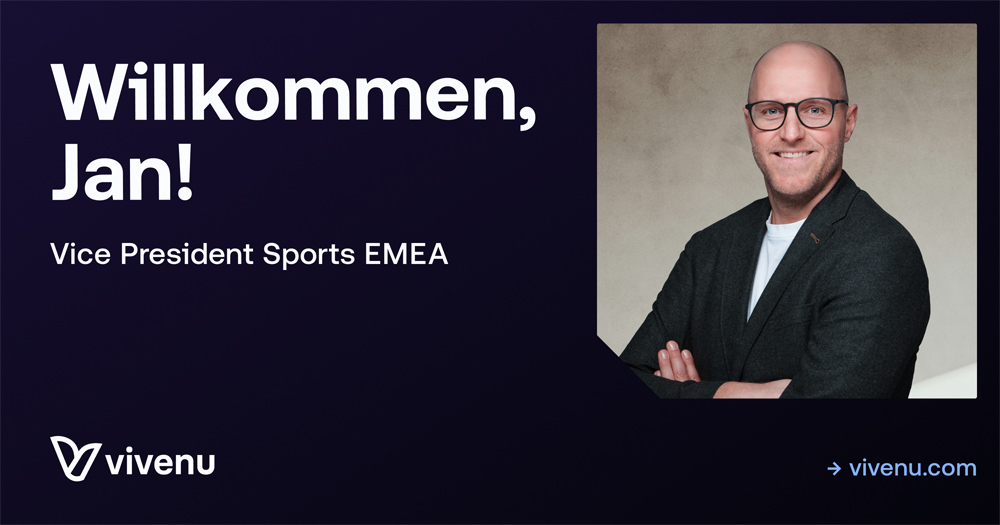 Die vivenu GmbH begrüßt mit Jan B. Thelen den neuen Vice President Sports EMEA.