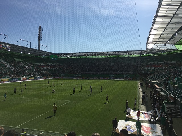 Das Allianz Stadion, Heimat von Rapid Wien.