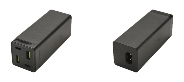 DVM-194-PS5 – USB-C-Netzteil (Vorder- und Rückseite)