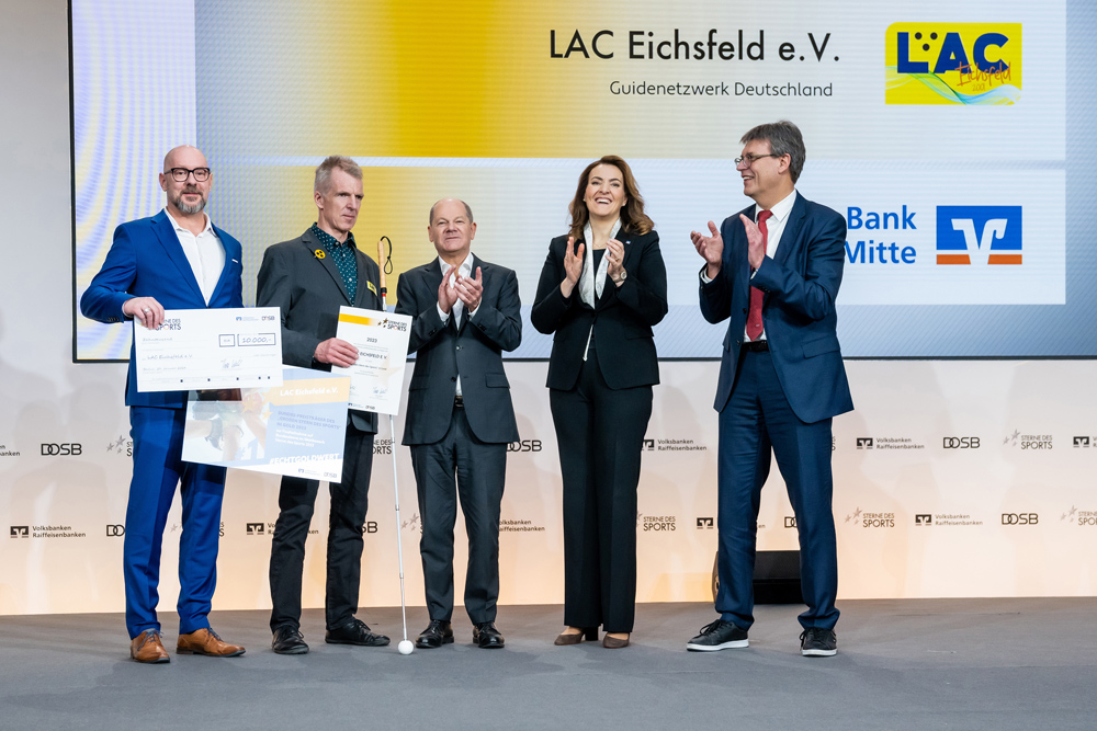 Der LAC Eichsfeld gewinnt den „Großen Stern des Sports“ in Gold.