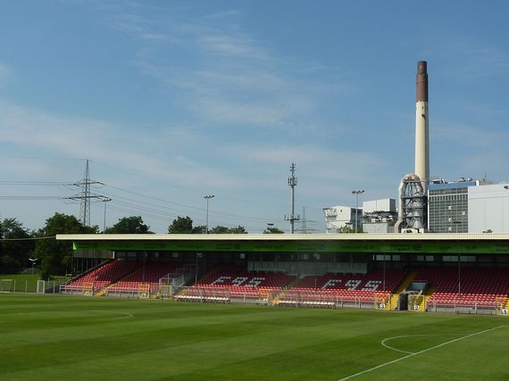 Das Paul-Janes-Stadion in Düsseldorf.