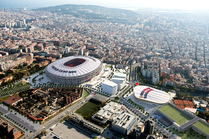 Fc Barcelona Konnte Arbeiten An Palau Blaugrana Verschieben Stadionwelt
