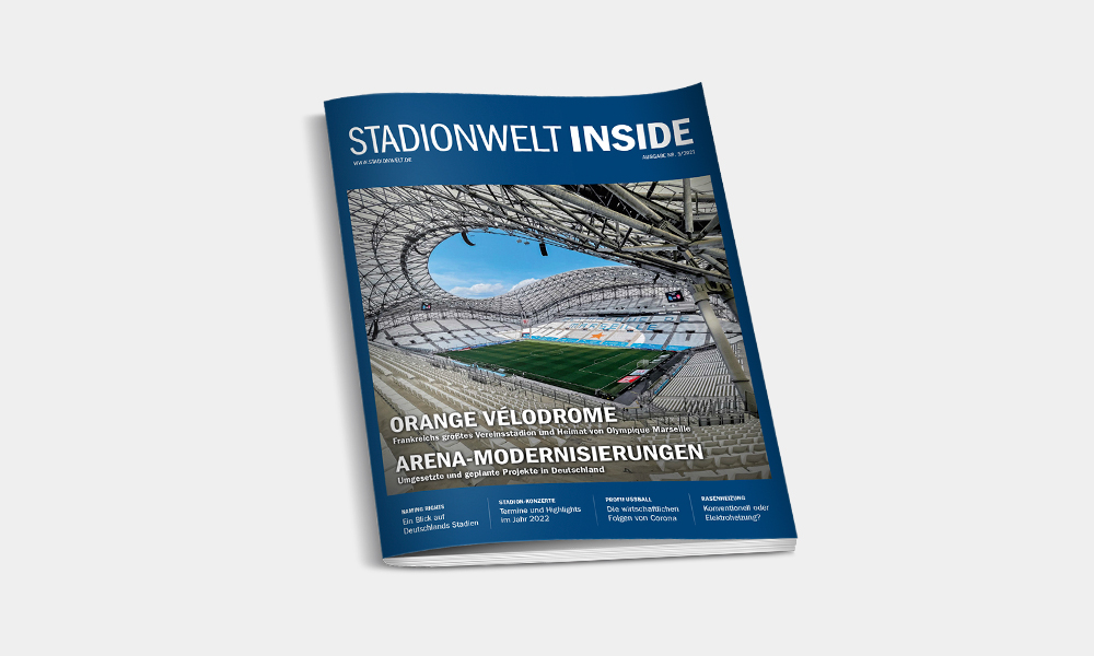 Die Ausgabe 5/2021 Stadionwelt INSIDE ist jetzt als eBook verfügbar!