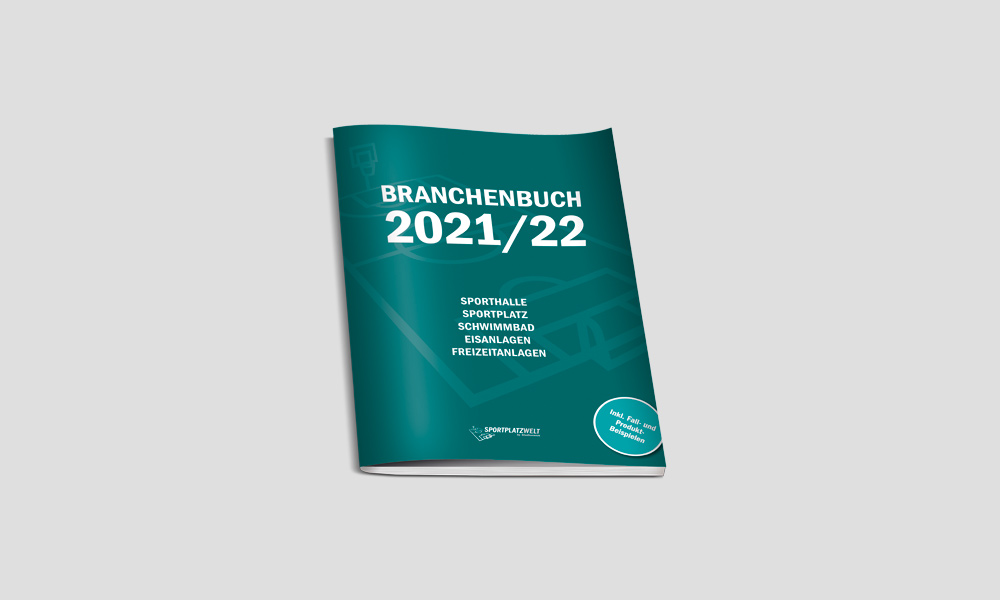 Das Sportplatzwelt Branchenbuch 2021/22 ist ab sofort erhältlich.