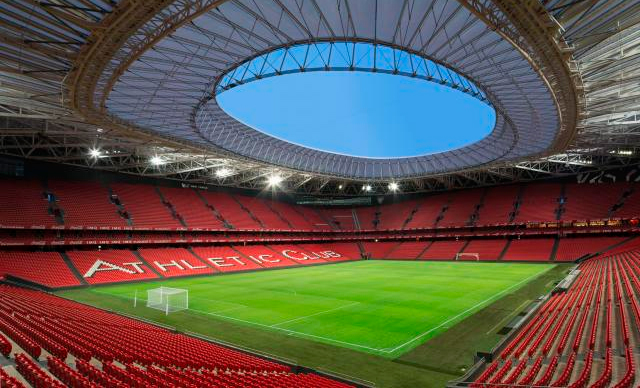 Im Estadio de San Mames können bei Vollauslastung bis zu 53.289 Zuschauer Platz nehmen. In naher Zukunft wird die Venue Standort von zwei Endspielen sein.