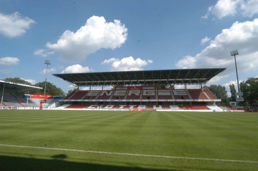 Das Stadion der Freundschaft in Cottbus.