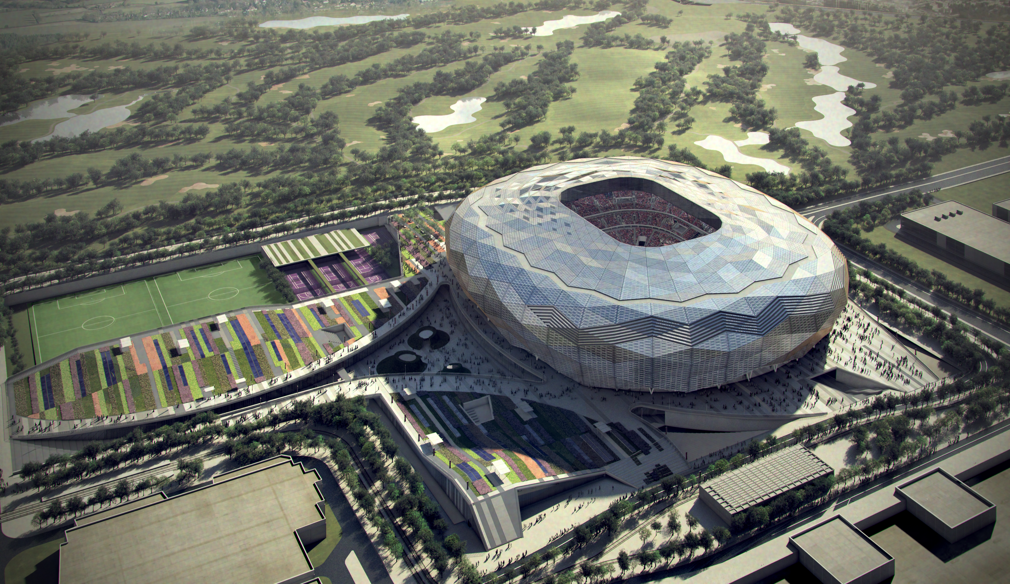 WM 2022: Drittes Stadion eröffnet im Dezember - Stadionwelt