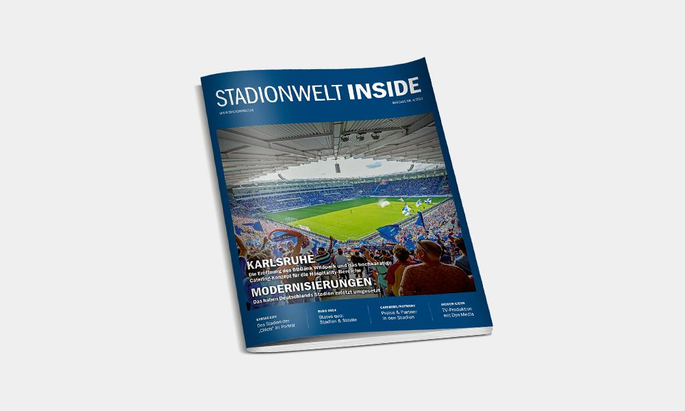 Ausgabe 4/2023: Das 50. Stadionwelt INSIDE ist erschienen. 