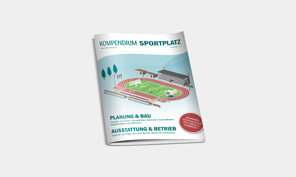 Im April erscheint die überarbeitete Neuauflage des KOMPENDIUM SPORTPLATZ (Vorläufiges Cover).