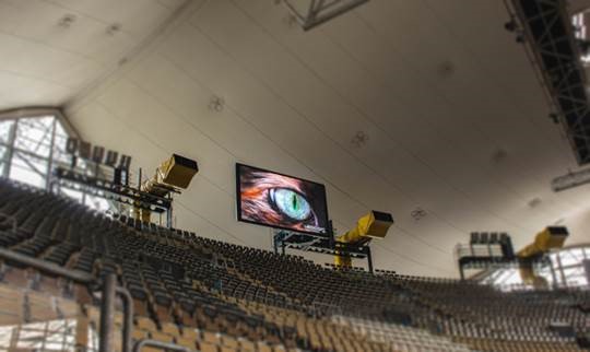 Mit den acht neuen Monitoren hat LEDCON insgesamt 190 m² Bildschirmfläche verbaut.