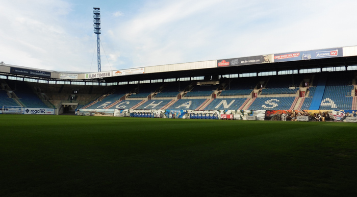 Das Ostseestadion ist die Heimat des FC Hansa Rostock.