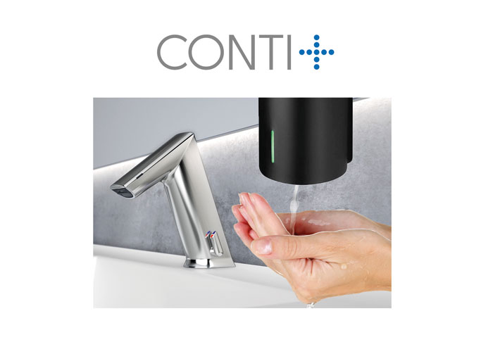 Berührungslose Desinfektion: CONTI hat das Hygienekonzept erweitert.