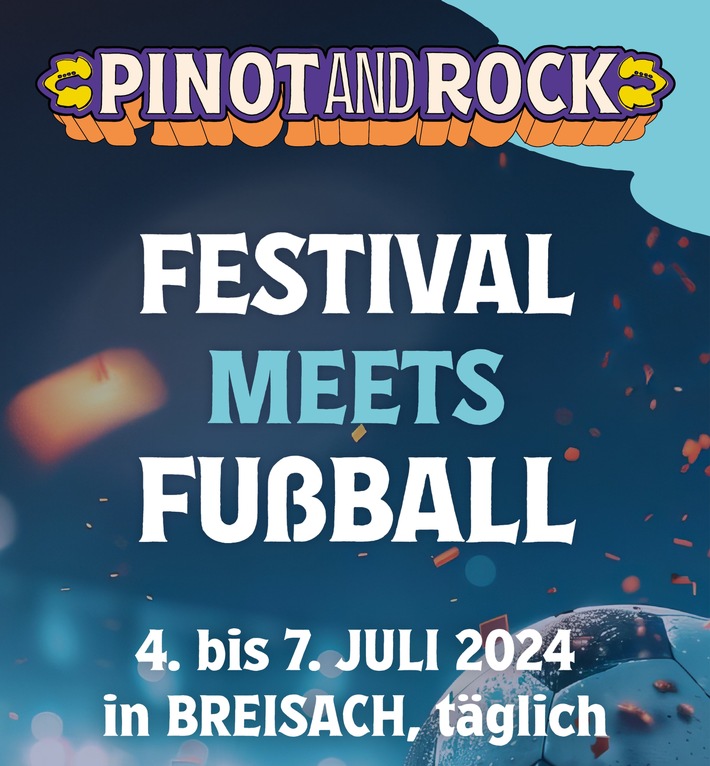 Die Festivalbesucher des Pinot and Rock 2024 dürfen sich neben der Live-Musik auch auf die Übertragung des EM-Viertelfinals freuen.