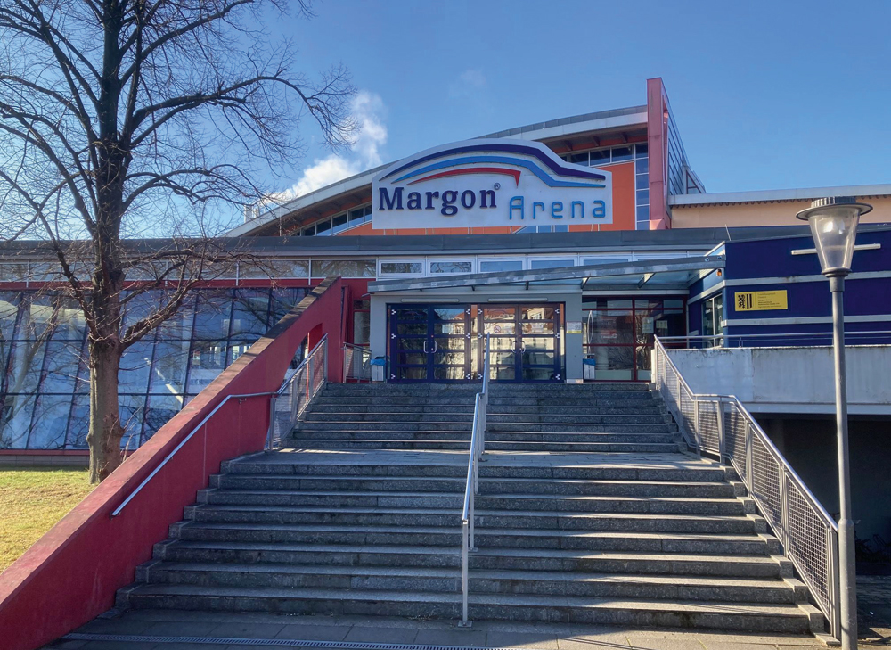 Seit 2021 betreibt der EBS auch die Margon Arena.