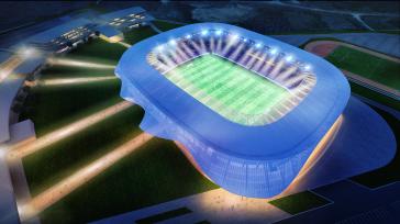 Das neue Nationalstadion des Kosovo