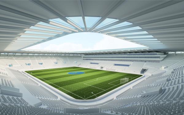 So soll das neue Stadion von Innen aussehen.