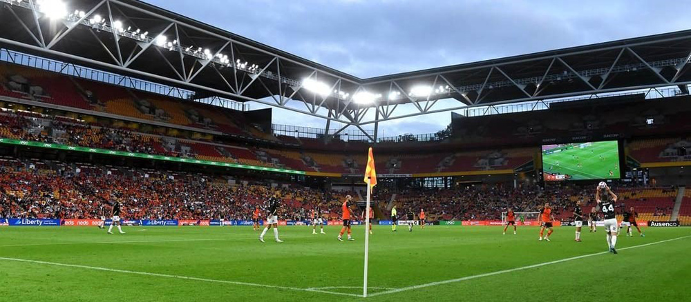 Das Suncorp Stadium in Brisbane ist einer von 10 Austragungsorten der FIFA Frauen-WM und einer von 5 Spielorten mit Daktronics-Displays.