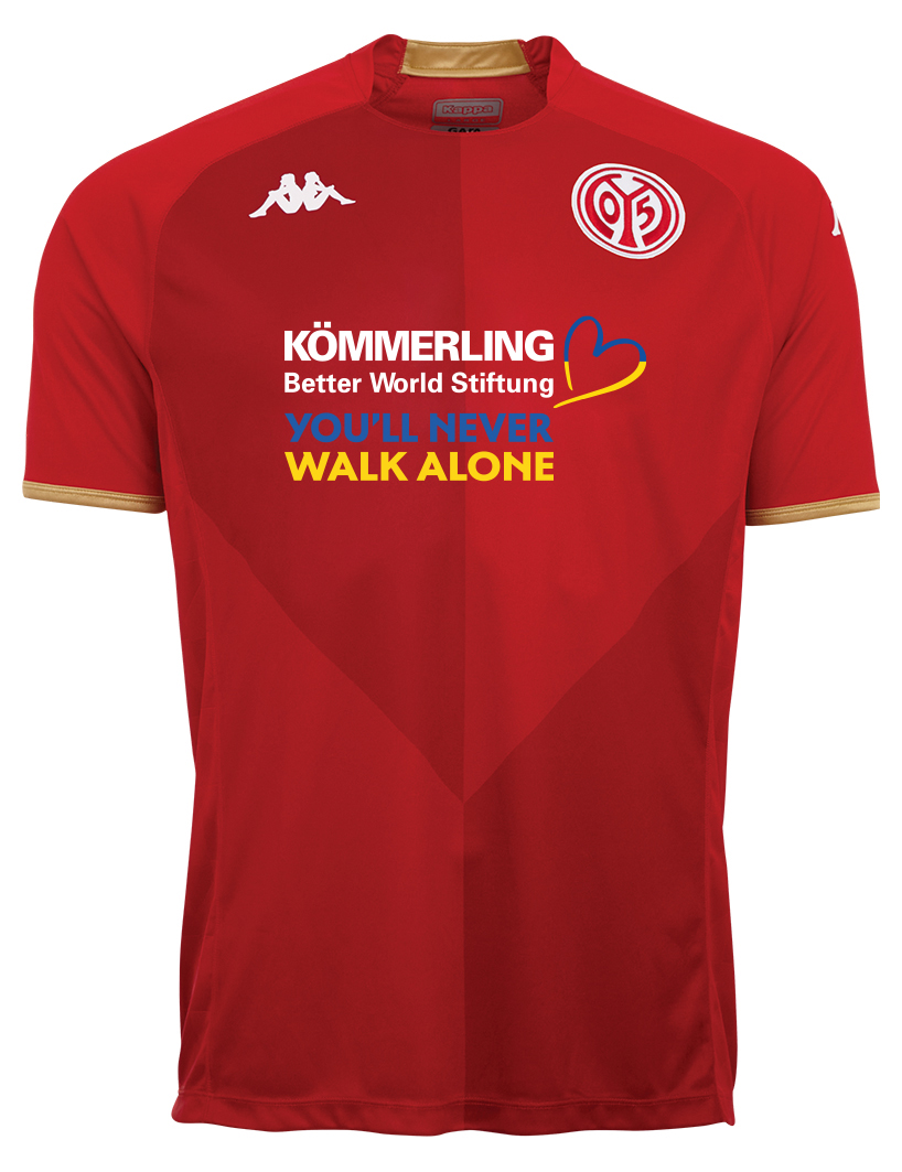 Das neue Dress des 1. FSV Mainz 05 - für der den letzten Spieltag als Sondertrikot.