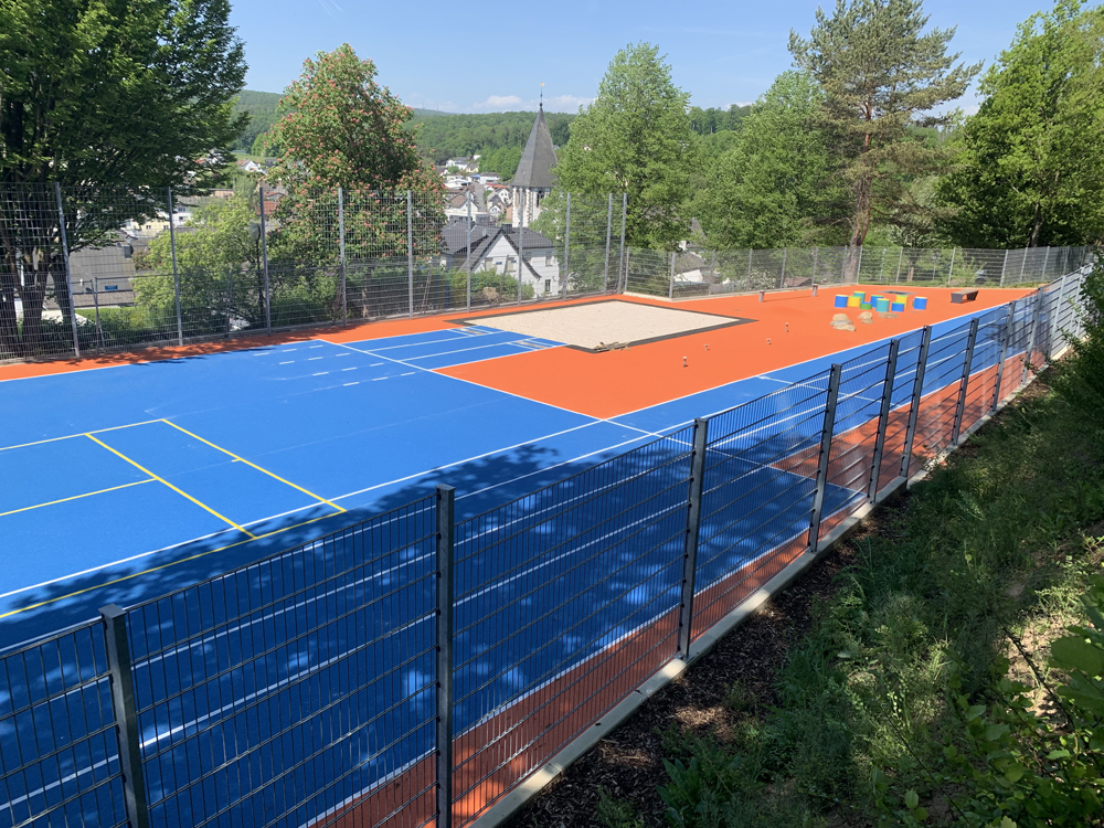 Die Schulsportanlage an der Grundschule in Niederelbert wurde umfassend umgestaltet.