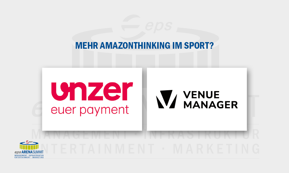 Unzer und Venue Manager präsentieren das Forum „Mehr Amazonthinking im Sport?“ beim eps ARENA SUMMIT 2023 in Frankfurt.