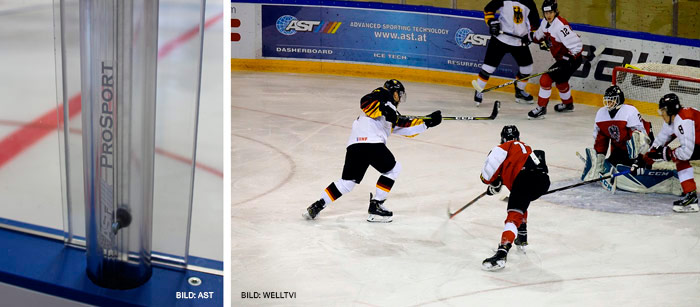 Die Deutsche Eishockey Nationalmannschaft trainiert im BLZ Füssen mit einer „AST ProSport Dynamic“